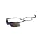 Jackson Safety Safety Glasses, Anti-Scratch, Blue Mirror Lens, Gunmetal Frame, Frameless 50029 - alternate 8